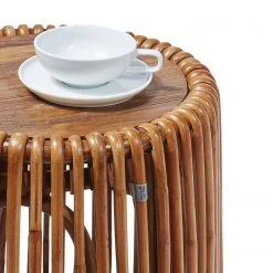 Tom Tailor Beistelltisch Perira I - Rattan / Teak massiv - Rattan / Teakholz -Wohnzimmermöbel boutique en ligne 1000342386 220325 035 DETAILS P000000001000342386