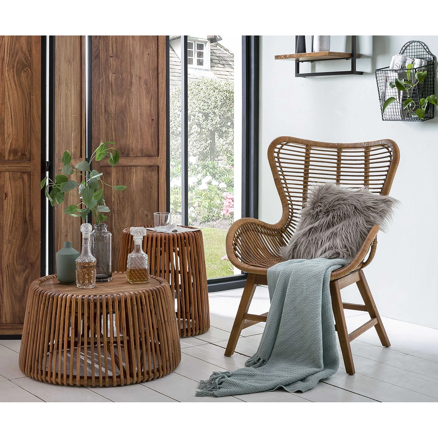 Tom Tailor Sessel Niverville - Rattan / Teak massiv - Rattan / Teakholz 4 Tom Tailor Sessel Niverville - Rattan / Teak massiv - Rattan / Teakholz – Bild 4