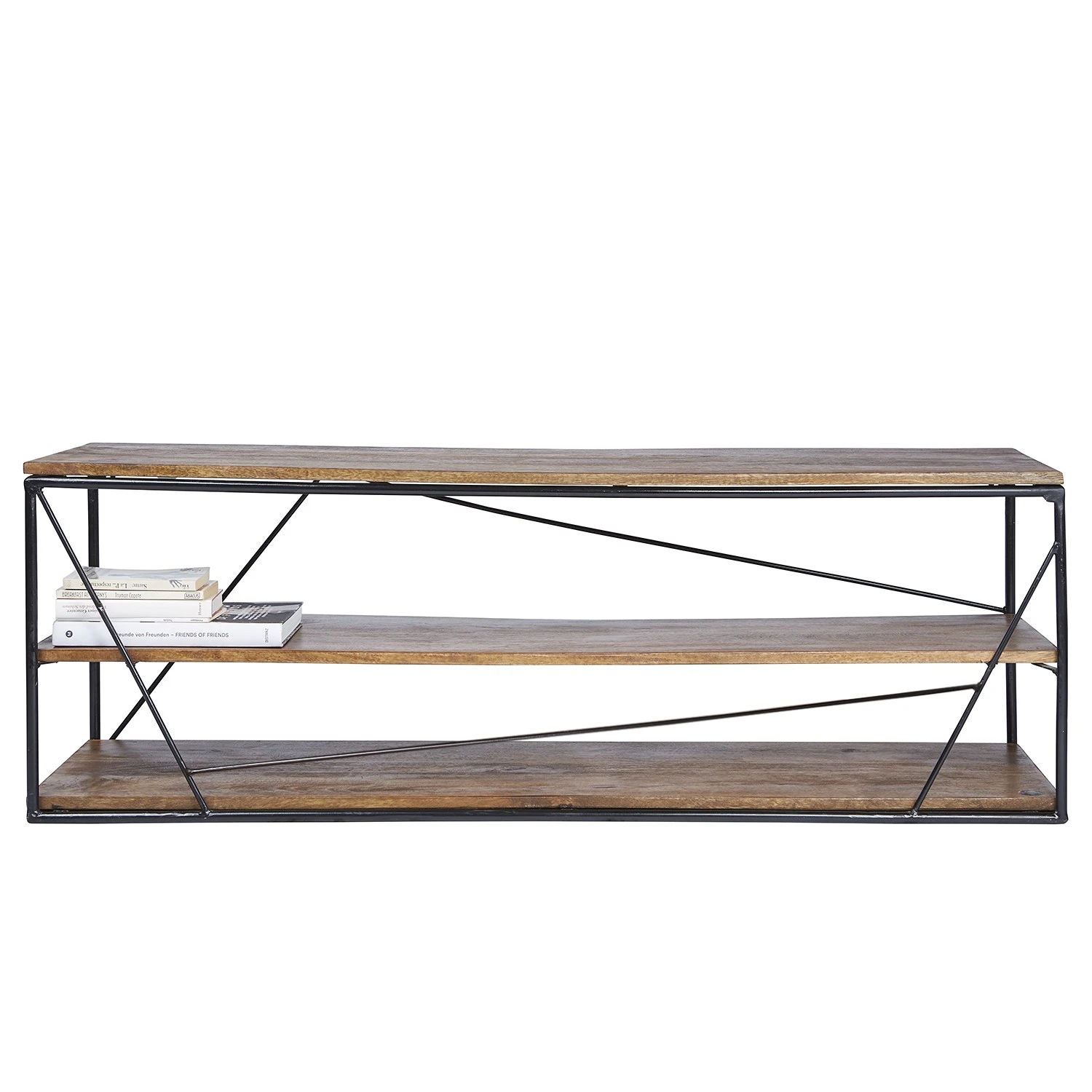 Tom Tailor TV-Lowboard Piketon - Mango massiv / Aluminium - Mango / Schwarz 3 Tom Tailor TV-Lowboard Piketon - Mango massiv / Aluminium - Mango / Schwarz – Bild 3