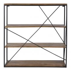 Tom Tailor Wandregal Piketon II - Mango massiv / Aluminium - Mango / Schwarz -Wohnzimmermöbel boutique en ligne 1000342397 220325 030 DETAILS P000000001000342397