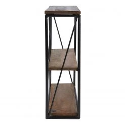 Tom Tailor Wandregal Piketon I - Mango massiv / Aluminium - Mango / Schwarz -Wohnzimmermöbel boutique en ligne 1000342398 220325 035 DETAILS P000000001000342398