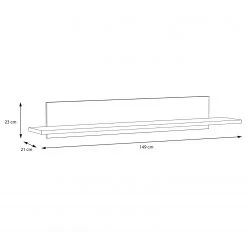 Loftscape Wandboard Piemont - Schwarz / Eiche Bianco Dekor 8 Loftscape Wandboard Piemont - Schwarz / Eiche Bianco Dekor -Wohnzimmermöbel boutique en ligne 1000342451 220404 500 SKETCH DETAILS P000000001000342451 sketch