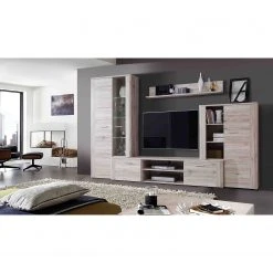 Loftscape Wohnwand Reydon (4-teilig) - Sandeiche Dekor -Wohnzimmermöbel boutique en ligne 1000342461 220404 021 MOOD DETAILS P000000001000342461 mood