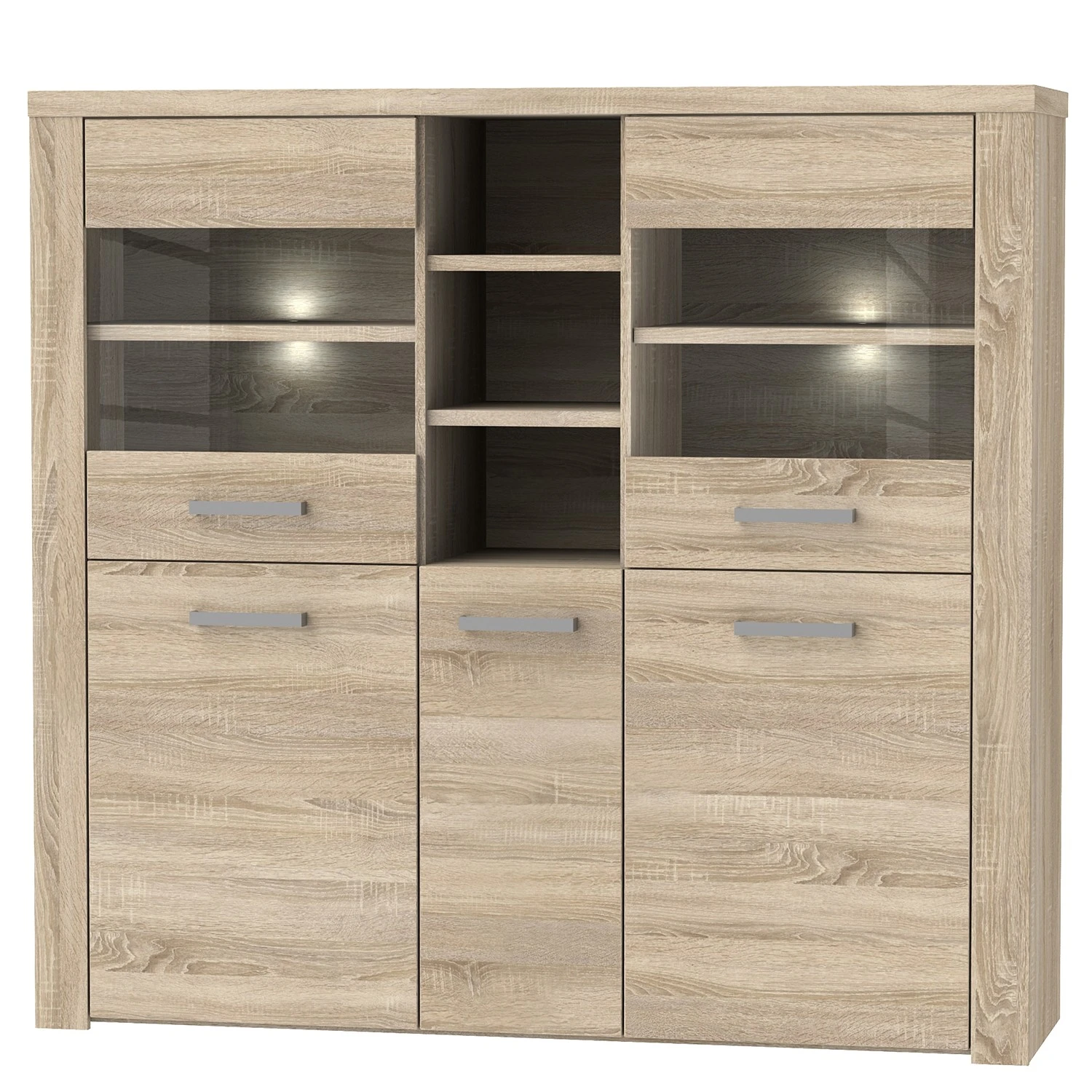 Loftscape Highboard Parksville II - Eiche Sonoma Dekor 1 Loftscape Highboard Parksville II - Eiche Sonoma Dekor
