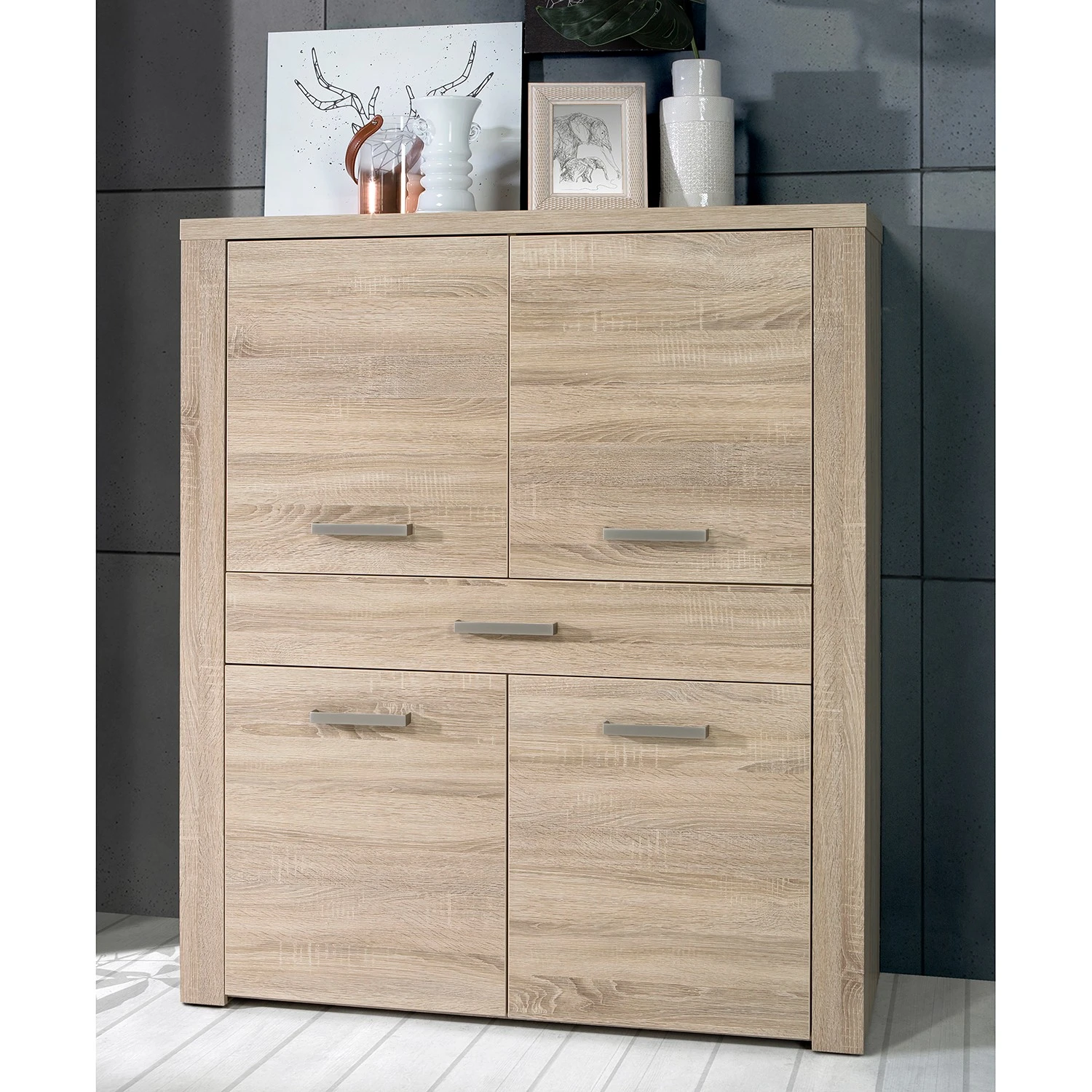 Loftscape Highboard Parksville I - Eiche Sonoma Dekor 2 Loftscape Highboard Parksville I - Eiche Sonoma Dekor – Bild 2