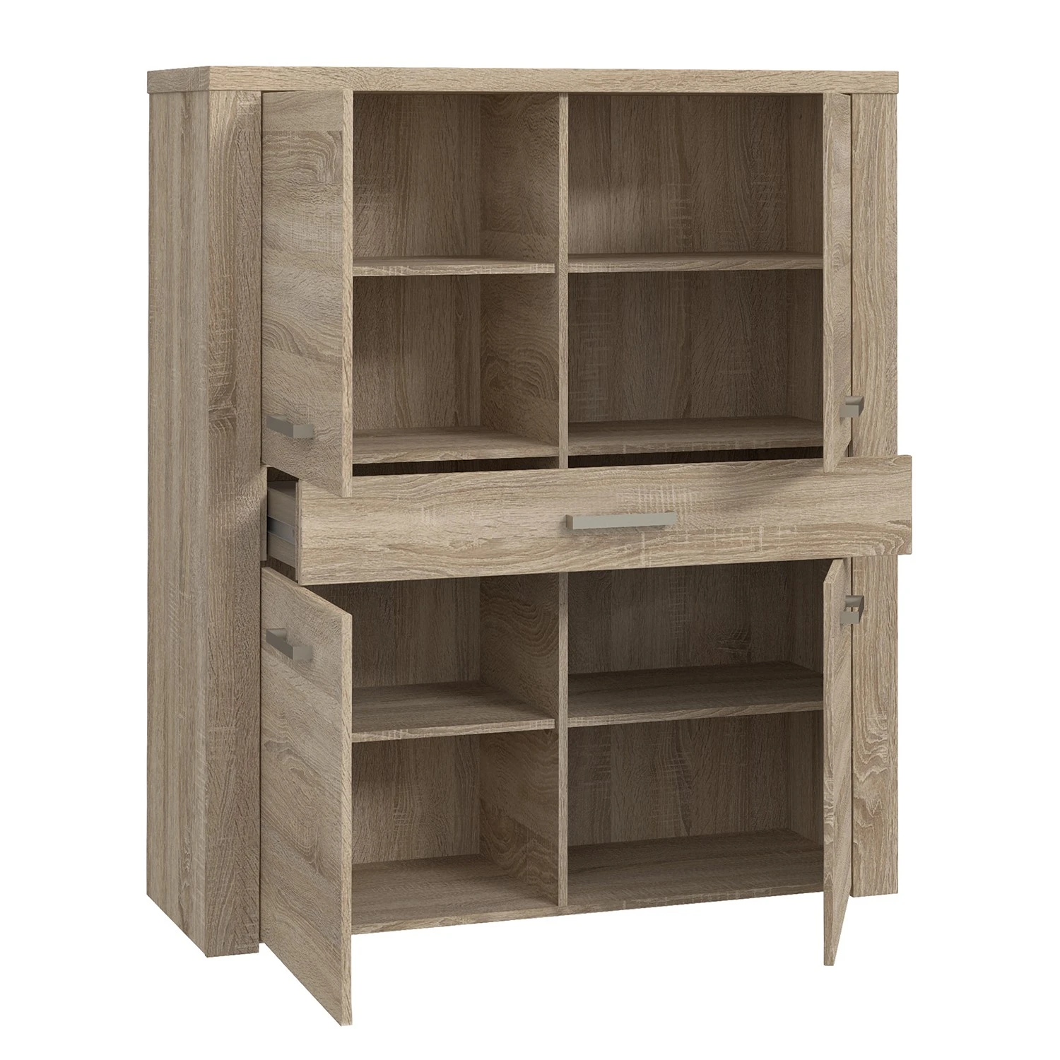 Loftscape Highboard Parksville I - Eiche Sonoma Dekor 4 Loftscape Highboard Parksville I - Eiche Sonoma Dekor – Bild 4