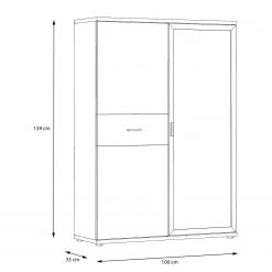 Loftscape Highboard Piemont - Inkl. Beleuchtung - Eiche Dekor -Wohnzimmermöbel boutique en ligne 1000342471 220404 500 SKETCH DETAILS P000000001000342471 sketch