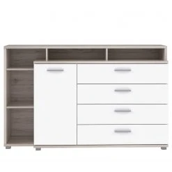 Loftscape Sideboard Piemont III - Weiß / Sandeiche Dekor -Wohnzimmermöbel boutique en ligne 1000342478 220404 030 DETAILS P000000001000342478