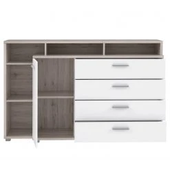 Loftscape Sideboard Piemont III - Weiß / Sandeiche Dekor -Wohnzimmermöbel boutique en ligne 1000342478 220404 032 DETAILS P000000001000342478