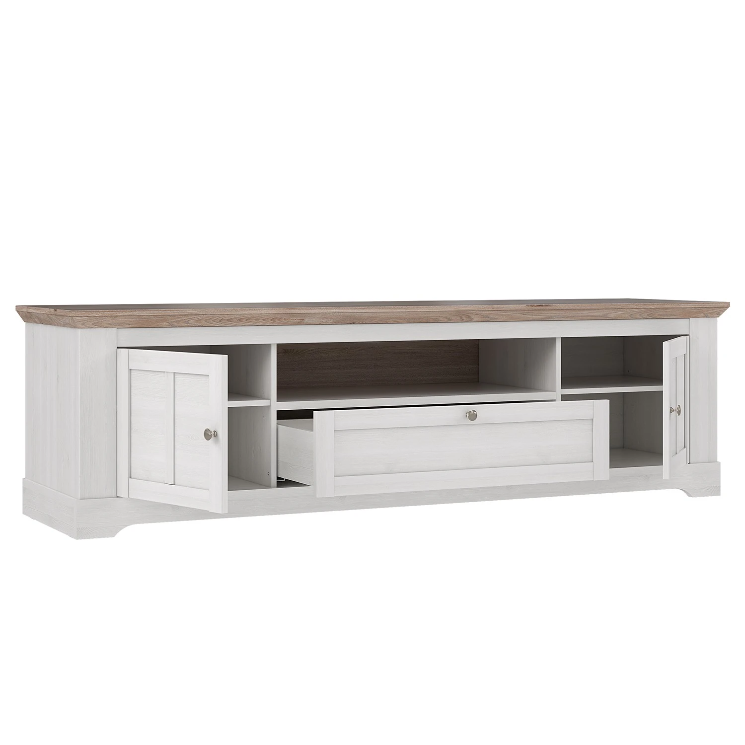 Ridgevalley TV-Lowboard Sandvik I - Eiche Weiß Dekor / Eiche Nelson Dekor 5 Ridgevalley TV-Lowboard Sandvik I - Eiche Weiß Dekor / Eiche Nelson Dekor – Bild 5