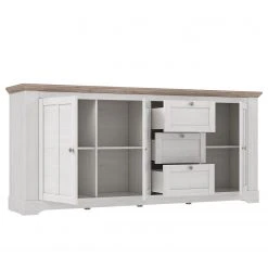 Ridgevalley Sideboard Sandvik II - Eiche Weiß Dekor / Eiche Nelson Dekor -Wohnzimmermöbel boutique en ligne 1000342497 220331 040 DETAILS P000000001000342497