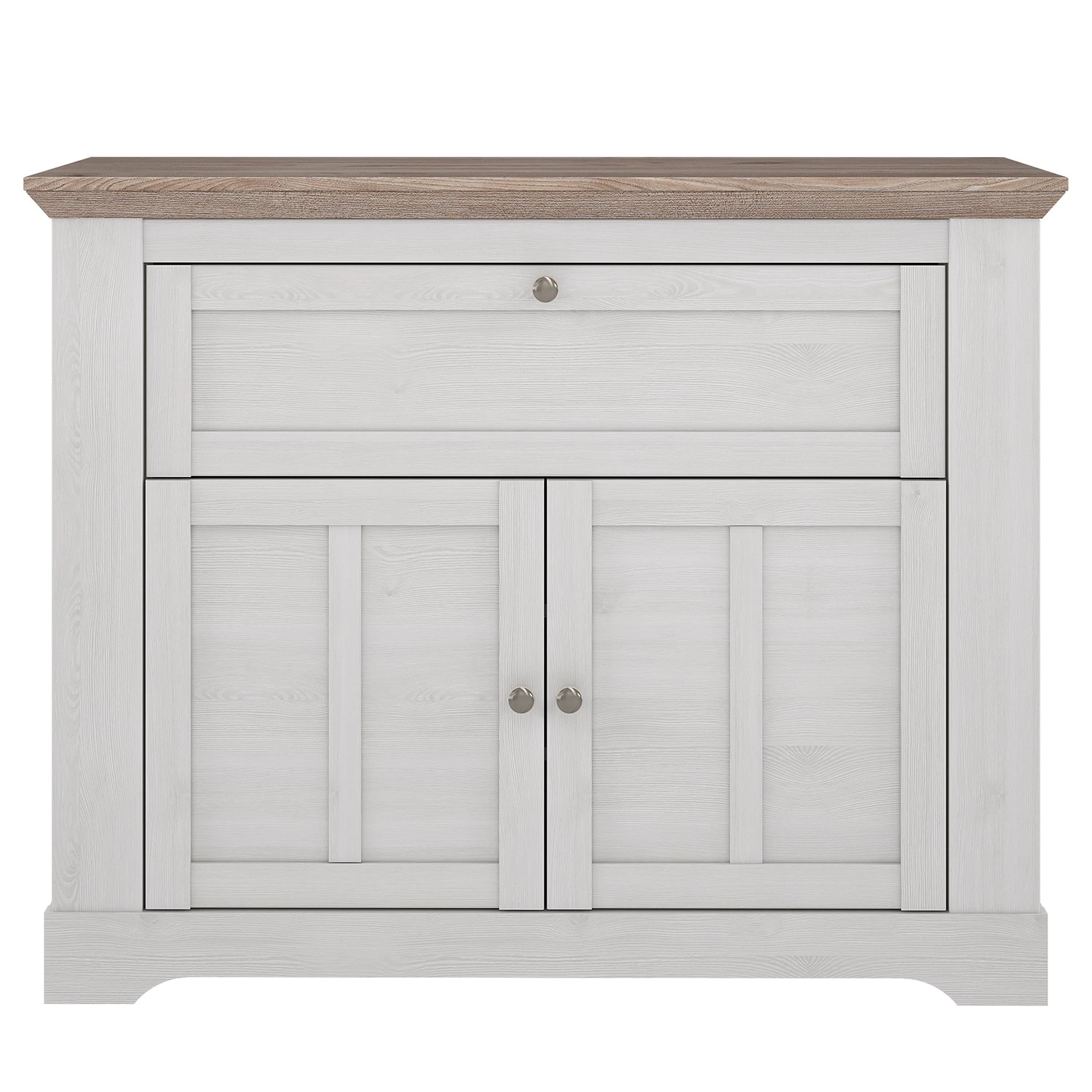 Ridgevalley Kommode Sandvik - Eiche Weiß Dekor / Eiche Nelson Dekor 2 Ridgevalley Kommode Sandvik - Eiche Weiß Dekor / Eiche Nelson Dekor – Bild 2