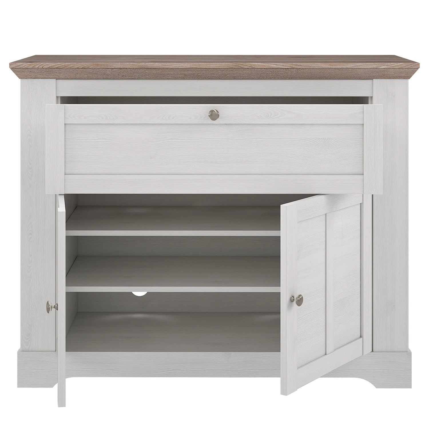 Ridgevalley Kommode Sandvik - Eiche Weiß Dekor / Eiche Nelson Dekor 3 Ridgevalley Kommode Sandvik - Eiche Weiß Dekor / Eiche Nelson Dekor – Bild 3