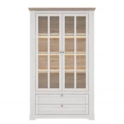 Ridgevalley Vitrinenschrank Sandvik - Inkl. Beleuchtung - Eiche Weiß Dekor / Eiche Nelson Dekor 9 Ridgevalley Vitrinenschrank Sandvik - Inkl. Beleuchtung - Eiche Weiß Dekor / Eiche Nelson Dekor -Wohnzimmermöbel boutique en ligne 1000342502 220331 030 DETAILS P000000001000342502