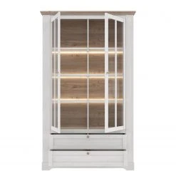 Ridgevalley Vitrinenschrank Sandvik - Inkl. Beleuchtung - Eiche Weiß Dekor / Eiche Nelson Dekor 10 Ridgevalley Vitrinenschrank Sandvik - Inkl. Beleuchtung - Eiche Weiß Dekor / Eiche Nelson Dekor -Wohnzimmermöbel boutique en ligne 1000342502 220331 035 DETAILS P000000001000342502