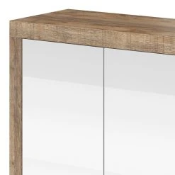 Loftscape Sideboard Shipley II - Hochglanz Weiß / Eiche Dekor - Breite: 180 cm 10 Loftscape Sideboard Shipley II - Hochglanz Weiß / Eiche Dekor - Breite: 180 cm -Wohnzimmermöbel boutique en ligne 1000342828 220412 040 DETAILS P000000001000342828