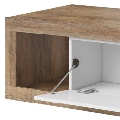 Loftscape Couchtisch Shipley - Hochglanz Weiß / Eiche Dekor -Wohnzimmermöbel boutique en ligne 1000342830 220412 060 DETAILS P000000001000342830