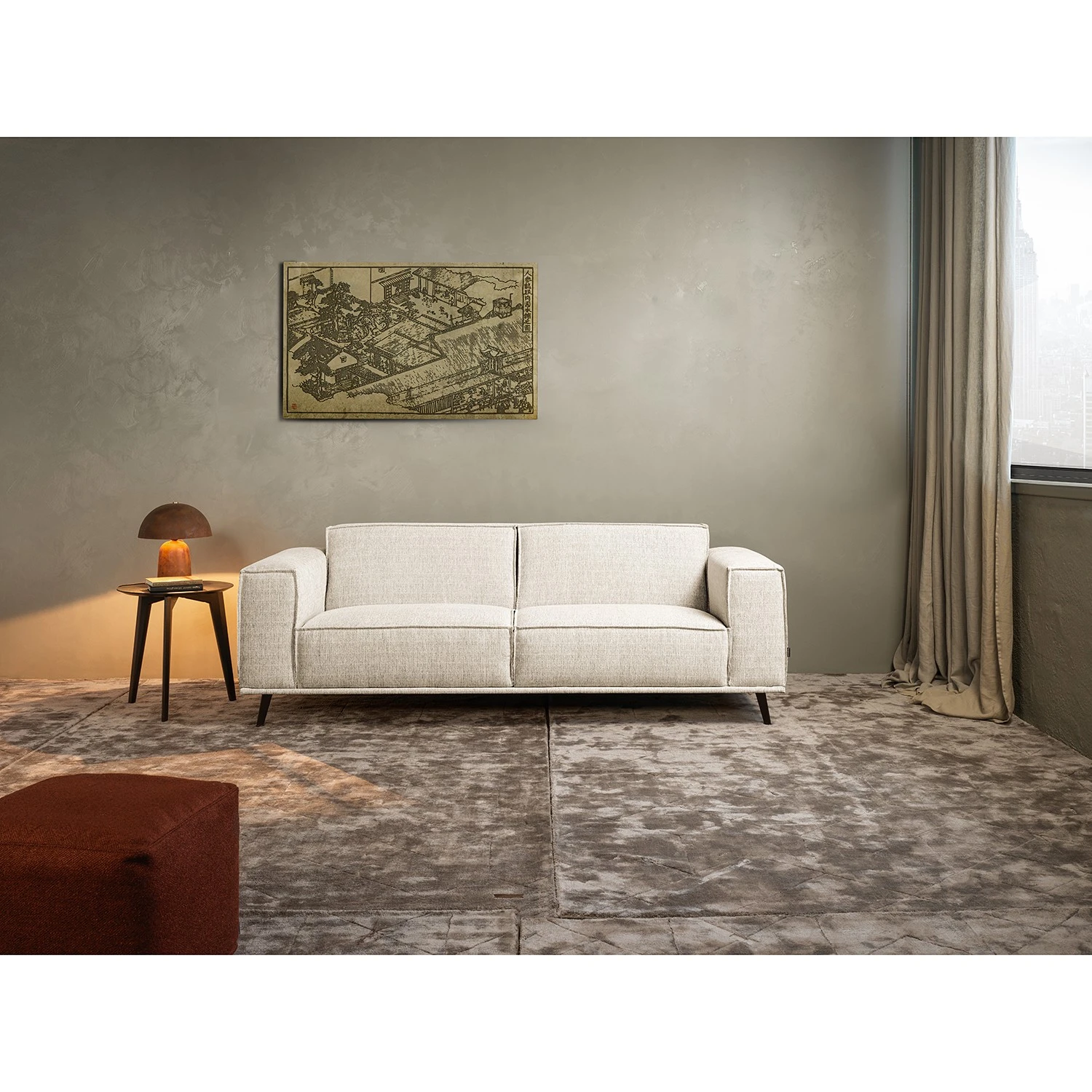 Studio Copenhagen Sofa Parnu (3-Sitzer) - Flachgewebe Costa: Weiß 2 Studio Copenhagen Sofa Parnu (3-Sitzer) - Flachgewebe Costa: Weiß – Bild 2