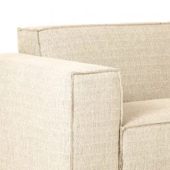 Studio Copenhagen Ecksofa Pernu II - Flachgewebe Costa: Schneeweiß - Ottomane davorstehend rechts -Wohnzimmermöbel boutique en ligne 1000342978 220405 060 DETAILS P000000001000342978