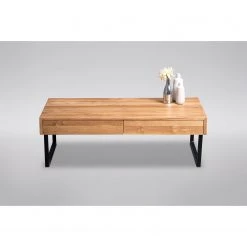 Red Living Couchtisch Rexburg - Wildeiche massiv / Metall - Wildeiche / Schwarz 7 Red Living Couchtisch Rexburg - Wildeiche massiv / Metall - Wildeiche / Schwarz -Wohnzimmermöbel boutique en ligne 1000343566 220401 040 DETAILS P000000001000343566