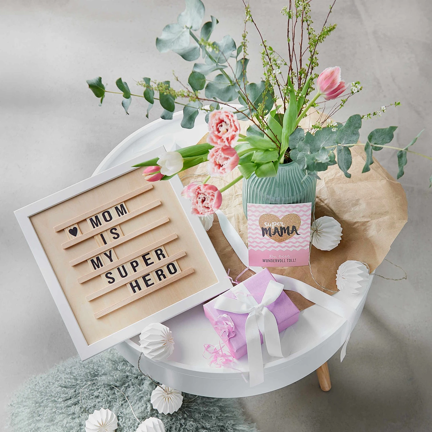 Butlers Beistelltisch COFFEE TIME - Pinienholz - Weiß 3 Butlers Beistelltisch COFFEE TIME - Pinienholz - Weiß – Bild 3