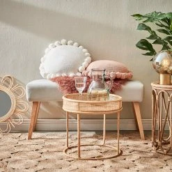 Butlers Beistelltisch BOHO LOUNGE - Rattan / Eisen - Natur 10 Butlers Beistelltisch BOHO LOUNGE - Rattan / Eisen - Natur -Wohnzimmermöbel boutique en ligne 1000344005 220406 021 MOOD DETAILS P000000001000344005 mood