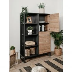 Loftscape Schrank Mid West - Bambus Dekor / Anthrazit 19 Loftscape Schrank Mid West - Bambus Dekor / Anthrazit -Wohnzimmermöbel boutique en ligne 1000344590 220407 022 MOOD DETAILS P000000001000344590 mood