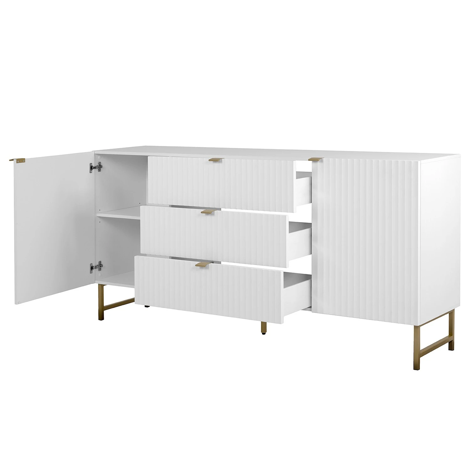 Loftscape Sideboard Metropolis - Matt Weiß 5 Loftscape Sideboard Metropolis - Matt Weiß – Bild 5