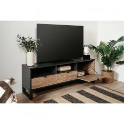 Loftscape TV-Lowboard Mid West - Bambus Dekor / Anthrazit 18 Loftscape TV-Lowboard Mid West - Bambus Dekor / Anthrazit -Wohnzimmermöbel boutique en ligne 1000344596 220407 023 MOOD DETAILS P000000001000344596 mood