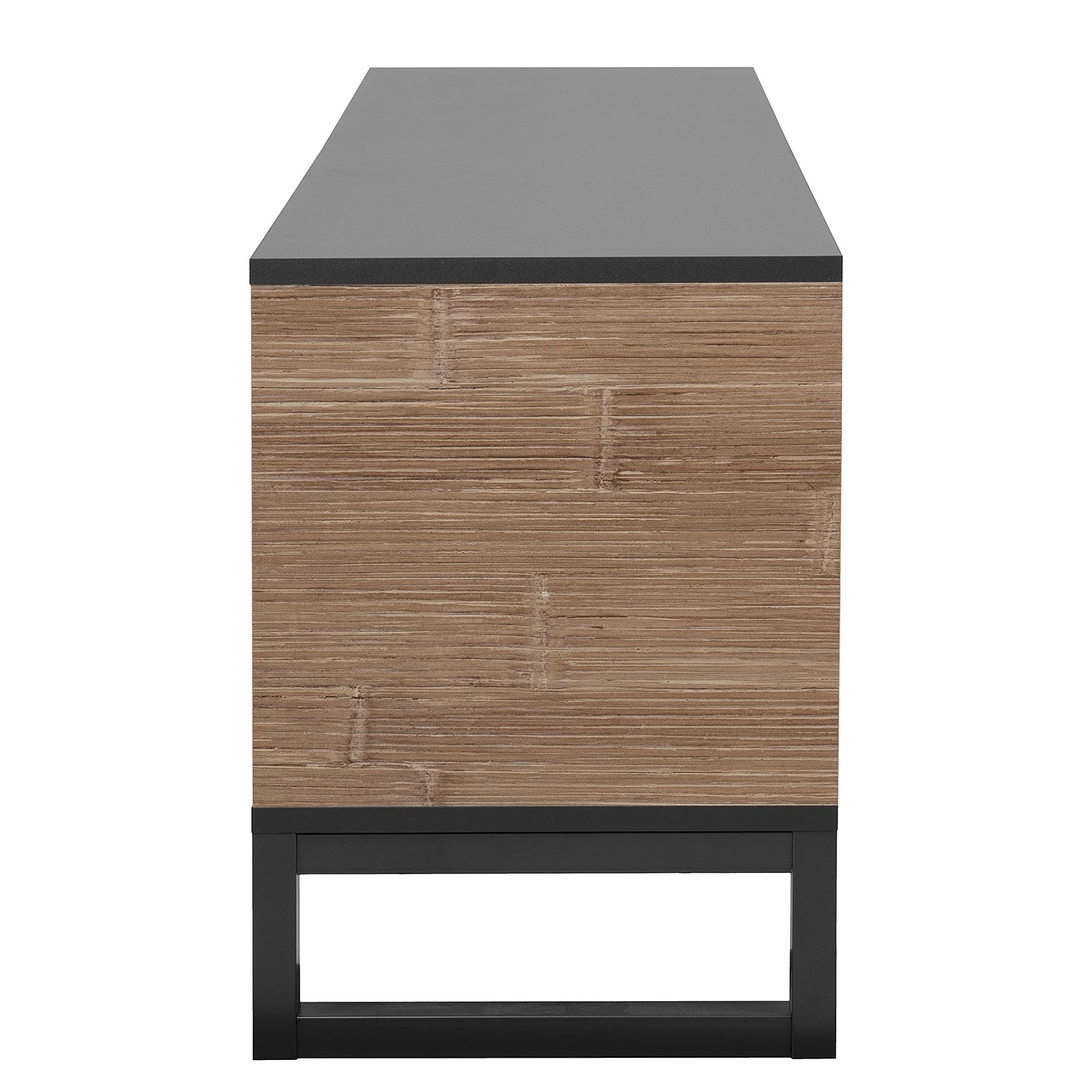 Loftscape TV-Lowboard Mid West - Bambus Dekor / Anthrazit 10 Loftscape TV-Lowboard Mid West - Bambus Dekor / Anthrazit – Bild 10