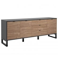 Loftscape Sideboard Mid West II - Bambus Dekor / Anthrazit 24 Loftscape Sideboard Mid West II - Bambus Dekor / Anthrazit -Wohnzimmermöbel boutique en ligne 1000344600 220407 036 DETAILS P000000001000344600