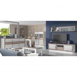 Loftscape Sideboard Wilander - Inkl. Beleuchtung - Hochglanz Weiß / Eiche Nelson Dekor -Wohnzimmermöbel boutique en ligne 1000344667 220414 021 MOOD DETAILS P000000001000344667 mood