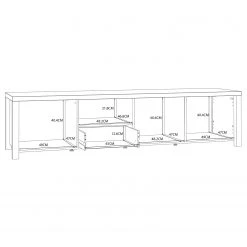 Red Living TV-Lowboard Westlock - Esche Dekor / Schwarz 17 Red Living TV-Lowboard Westlock - Esche Dekor / Schwarz -Wohnzimmermöbel boutique en ligne 1000344670 220414 501 SKETCH DETAILS P000000001000344670 sketch