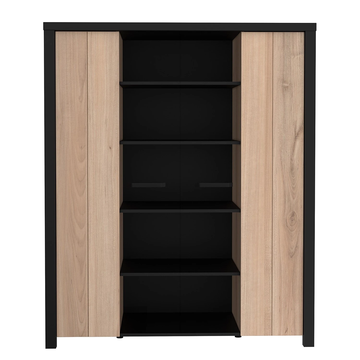 Red Living Highboard Westlock II - Esche Dekor / Schwarz 4 Red Living Highboard Westlock II - Esche Dekor / Schwarz – Bild 4