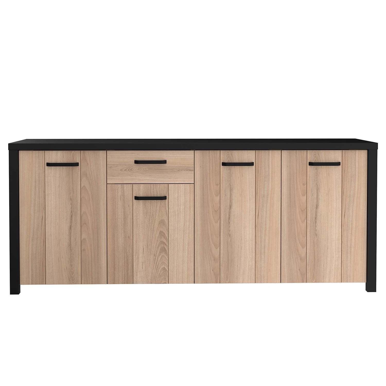 Red Living Sideboard Westlock II - Esche Dekor / Schwarz 4 Red Living Sideboard Westlock II - Esche Dekor / Schwarz – Bild 4