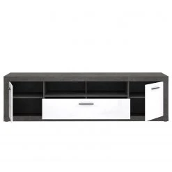 Loftscape TV-Lowboard Vetras II - Hochglanz Weiß / Beton Dekor 14 Loftscape TV-Lowboard Vetras II - Hochglanz Weiß / Beton Dekor -Wohnzimmermöbel boutique en ligne 1000344680 220414 040 DETAILS P000000001000344680