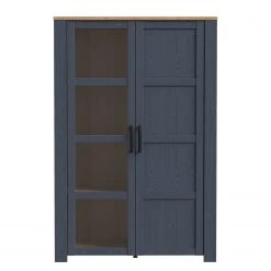 Ridgevalley Vitrinenschrank Vassia I - Eiche Navy Dekor / Eiche Riviera Dekor -Wohnzimmermöbel boutique en ligne 1000344686 220414 040 DETAILS P000000001000344686