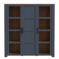 Ridgevalley Vitrinenschrank Vassia II - Eiche Navy Dekor / Eiche Riviera Dekor 17 Ridgevalley Vitrinenschrank Vassia II - Eiche Navy Dekor / Eiche Riviera Dekor -Wohnzimmermöbel boutique en ligne 1000344687 220414 040 DETAILS P000000001000344687