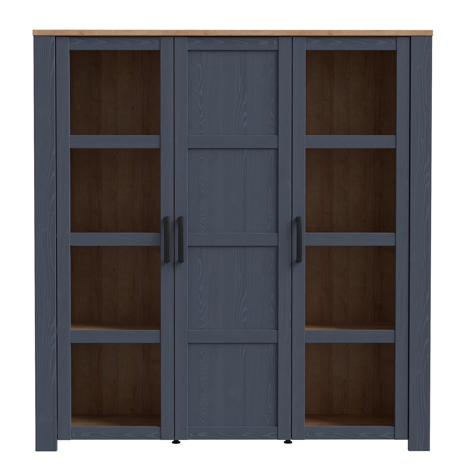 Ridgevalley Vitrinenschrank Vassia II - Eiche Navy Dekor / Eiche Riviera Dekor 7 Ridgevalley Vitrinenschrank Vassia II - Eiche Navy Dekor / Eiche Riviera Dekor – Bild 7