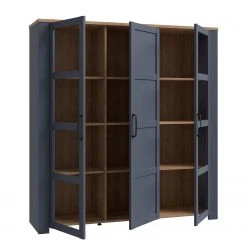 Ridgevalley Vitrinenschrank Vassia II - Eiche Navy Dekor / Eiche Riviera Dekor 19 Ridgevalley Vitrinenschrank Vassia II - Eiche Navy Dekor / Eiche Riviera Dekor -Wohnzimmermöbel boutique en ligne 1000344687 220414 050 DETAILS P000000001000344687