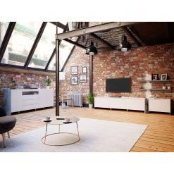 Loftscape Sideboard Urban II - Inkl. Beleuchtung - Weiß / Eiche Grau Dekor 10 Loftscape Sideboard Urban II - Inkl. Beleuchtung - Weiß / Eiche Grau Dekor -Wohnzimmermöbel boutique en ligne 1000344689 220414 021 MOOD DETAILS P000000001000344689 mood