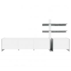 Loftscape Wohnwand Urban II (3-teilig) - Inkl. Beleuchtung - Weiß / Eiche Grau Dekor 11 Loftscape Wohnwand Urban II (3-teilig) - Inkl. Beleuchtung - Weiß / Eiche Grau Dekor -Wohnzimmermöbel boutique en ligne 1000344692 220414 030 DETAILS P000000001000344692