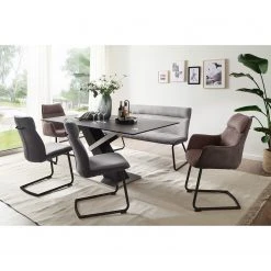 Loftscape Esstisch Tilst - Keramik & Glas / Edelstahl - Anthrazit / Silber & Schwarz 12 Loftscape Esstisch Tilst - Keramik & Glas / Edelstahl - Anthrazit / Silber & Schwarz -Wohnzimmermöbel boutique en ligne 1000344930 220413 021 MOOD DETAILS P000000001000344930 mood