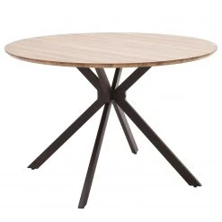 Red Living Esstisch Pessac - Wildeiche Dekor / Schwarz