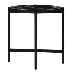 Studio Copenhagen Beistelltisch Abee II - Marmor / Metall - Marmor Schwarz / Schwarz 17 Studio Copenhagen Beistelltisch Abee II - Marmor / Metall - Marmor Schwarz / Schwarz -Wohnzimmermöbel boutique en ligne 1000345471 220615 030 DETAILS P000000001000345471