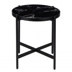 Studio Copenhagen Beistelltisch Abee II - Marmor / Metall - Marmor Schwarz / Schwarz 19 Studio Copenhagen Beistelltisch Abee II - Marmor / Metall - Marmor Schwarz / Schwarz -Wohnzimmermöbel boutique en ligne 1000345471 220919 030 DETAILS P000000001000345471
