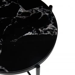 Studio Copenhagen Beistelltisch Abee II - Marmor / Metall - Marmor Schwarz / Schwarz 21 Studio Copenhagen Beistelltisch Abee II - Marmor / Metall - Marmor Schwarz / Schwarz -Wohnzimmermöbel boutique en ligne 1000345471 220919 032 DETAILS P000000001000345471