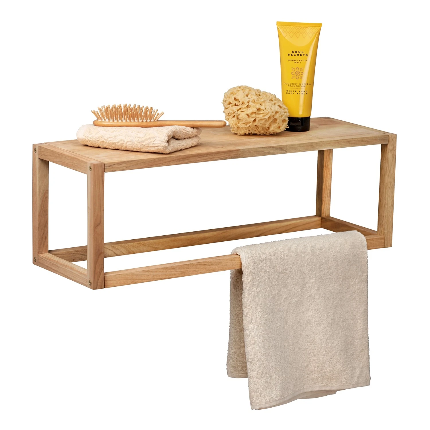 WENKO Wandregal Ferrara - Akazie massiv 4 WENKO Wandregal Ferrara - Akazie massiv – Bild 4