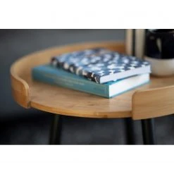 WENKO Beistelltisch Loft - Bambus massiv / Metall - Bambus / Schwarz -Wohnzimmermöbel boutique en ligne 1000345609 220412 022 MOOD DETAILS P000000001000345609 mood