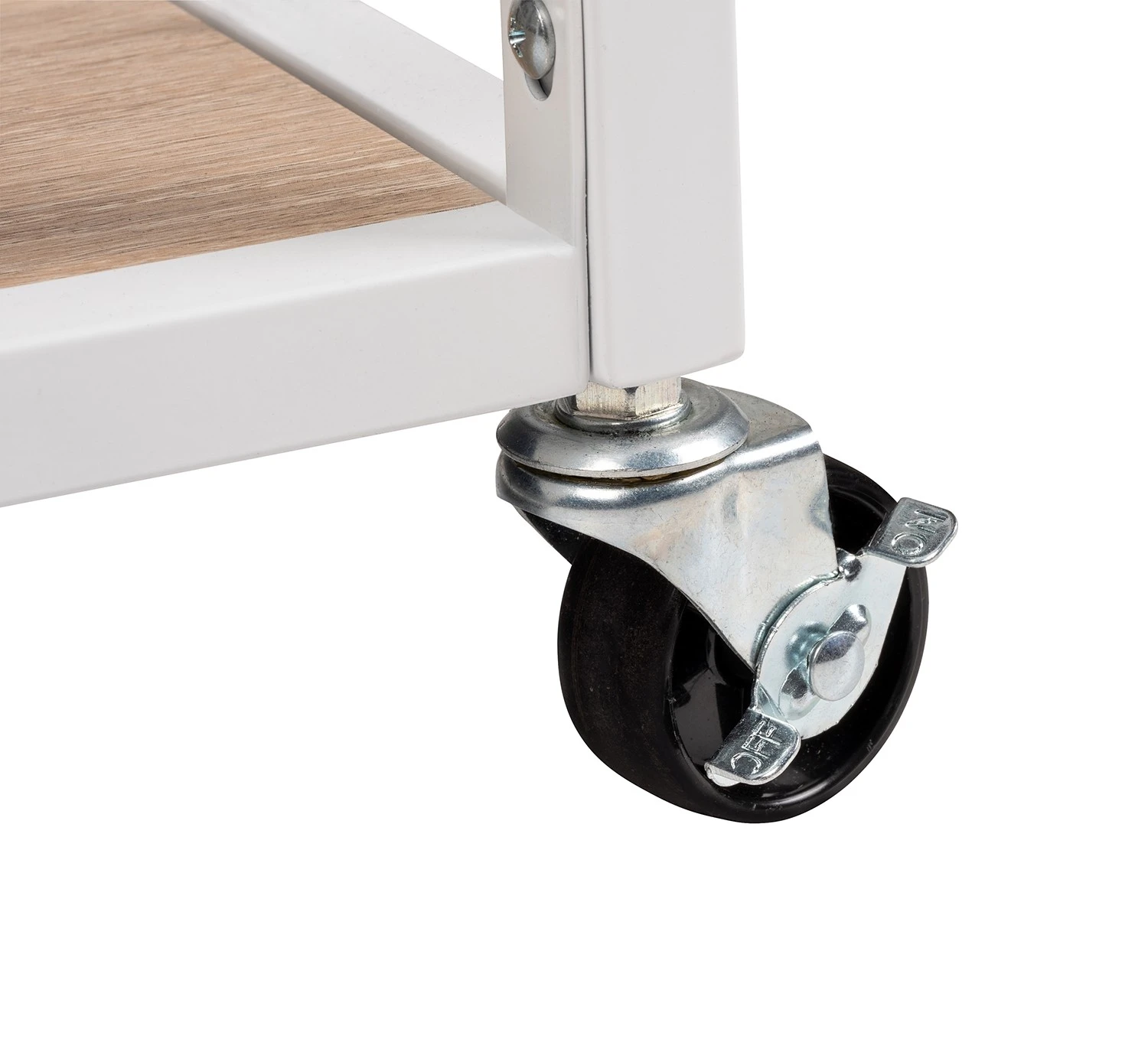 WENKO Servierwagen Rustico - Eiche Sonoma Dekor / Weiß 6 WENKO Servierwagen Rustico - Eiche Sonoma Dekor / Weiß – Bild 6